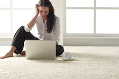 Bronte Carpets - Cream Shag Pile